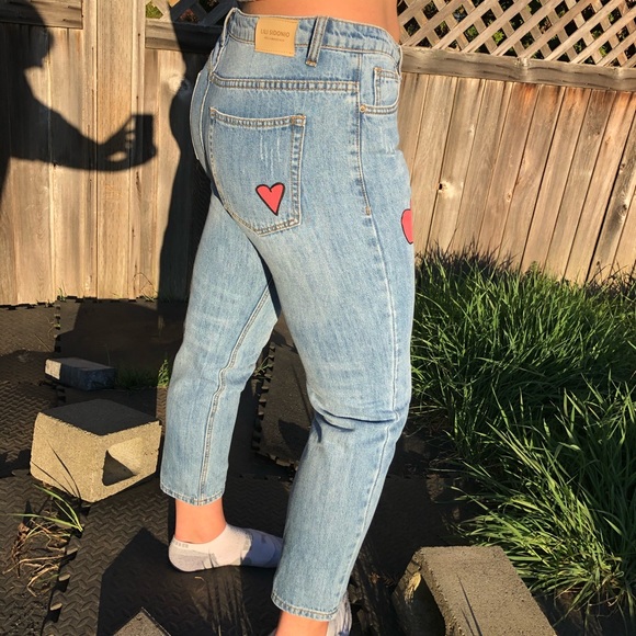 Lili Sidonio Mid-Rise Medium Wash Jeans Sz 6/8 - Picture 3 of 8